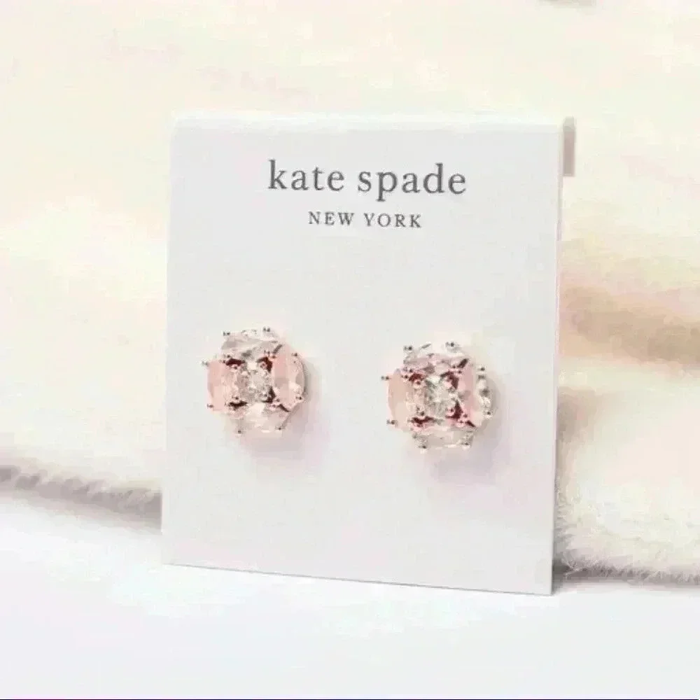 KATE SPADE Flying Colors Rose Gold Stud Earrings